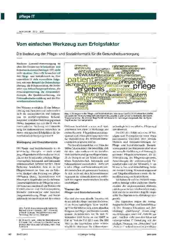 Vorschauseite 1: Vom einfachen Werkzeug zum Erfolgsfaktor