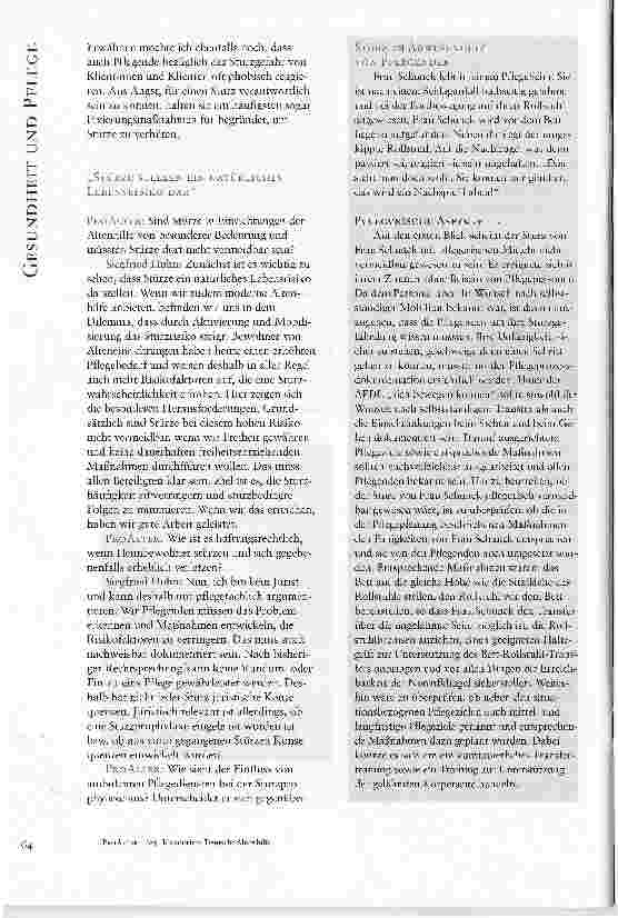 Vorschauseite 2: STRATEGISCH GEGEN STÜRZE VORGEHEN, PRÄVENTION NICHT DEM ZUFALL ÜBERLASSEN