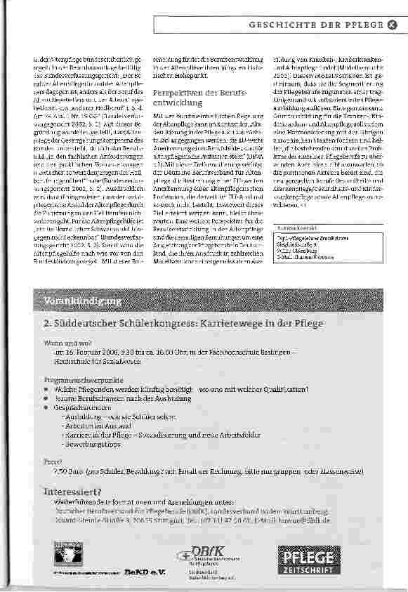 Vorschauseite 4: Von der pflegenden Angehörigen zur Angehörigen der Pflege