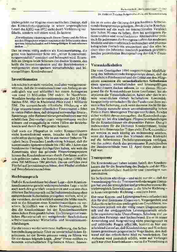 Vorschauseite 4: Zwischen Budgetverhandlung und Kostenerstattung