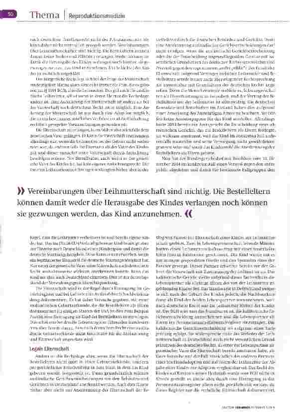 Vorschauseite 3: Von Bestelleltern und Tragemüttern