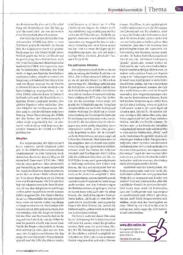 Vorschauseite 4: Von Bestelleltern und Tragemüttern