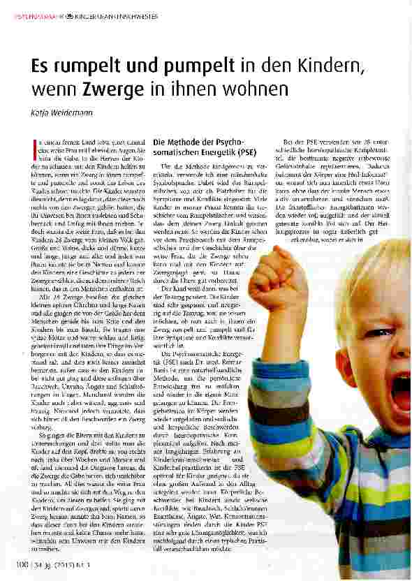 Vorschauseite 1: Es rumpelt und pumpelt in den Kindern, wenn Zwerge in ihnen wohnen