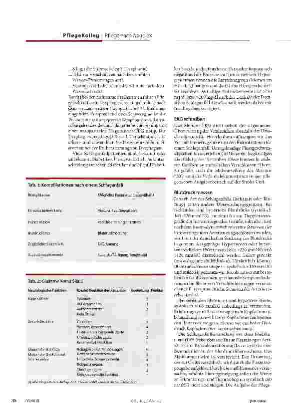 Vorschauseite 3: Pflege auf der Stroke Unit Vitalzeichen managen