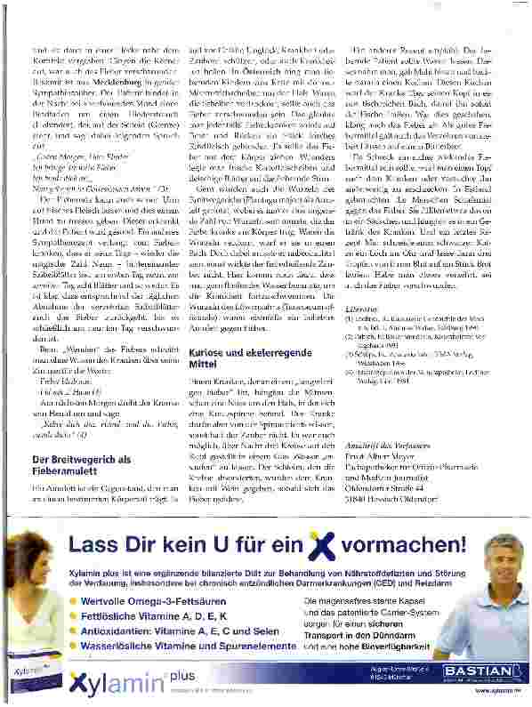 Vorschauseite 3: Fiebermittel in der Volksmedizin