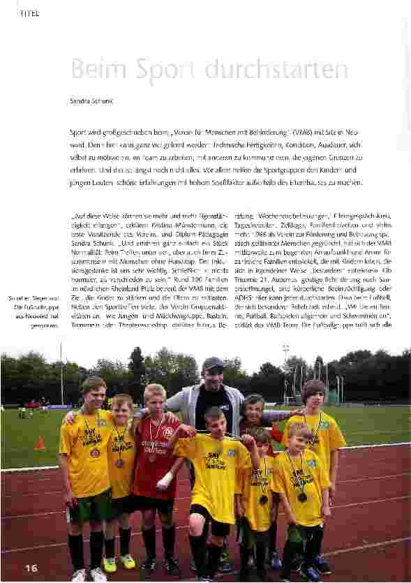 Vorschauseite 1: Beim Sport durchstarten