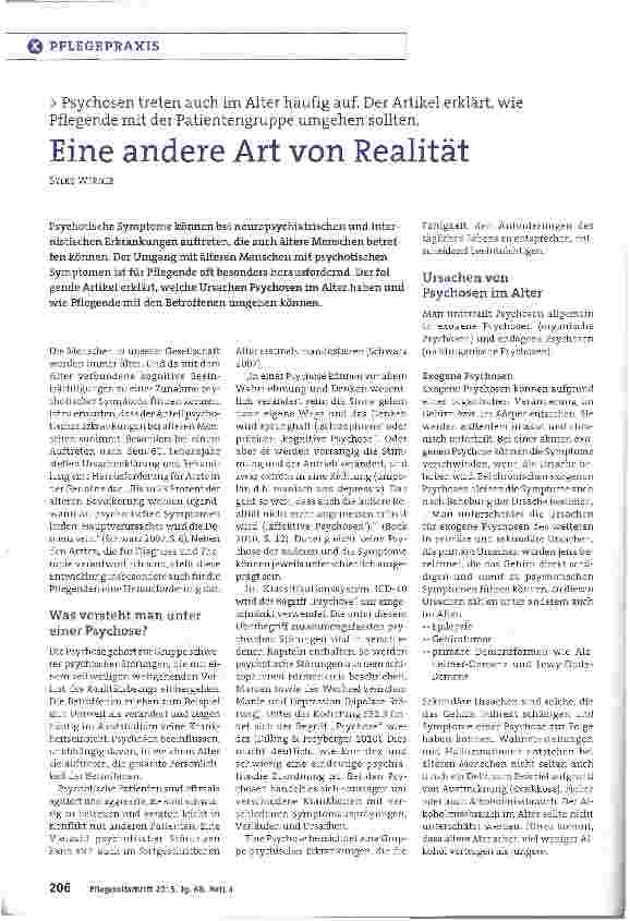 Vorschauseite 1: Eine andere Art von Realität