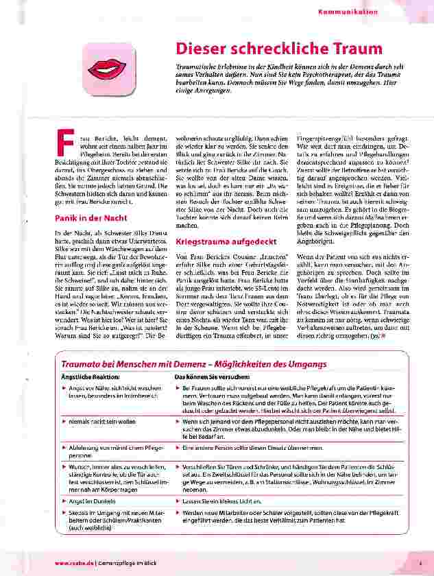 Vorschauseite 1: Dieser schreckliche Traum