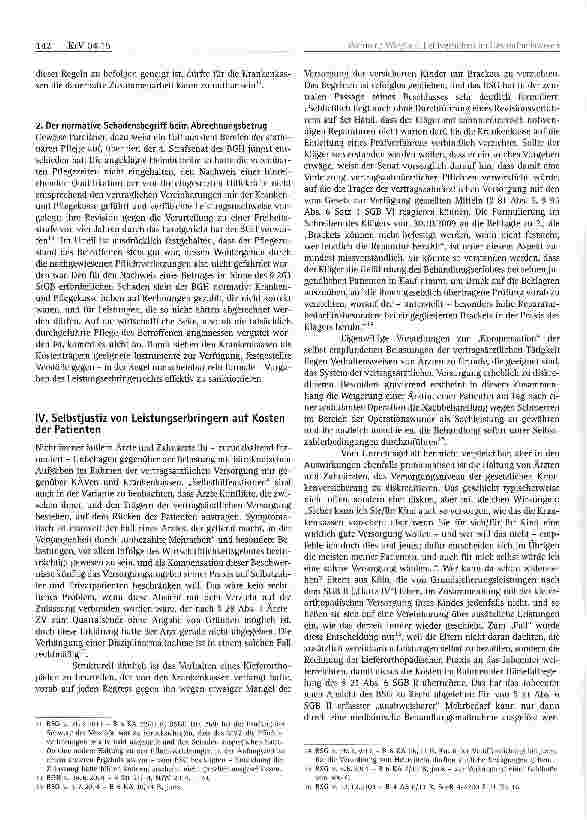 Vorschauseite 3: Fehlverhalten im Gesund heitswesen: Fälle und Konflikte aus der Rechtsprechung des BSG