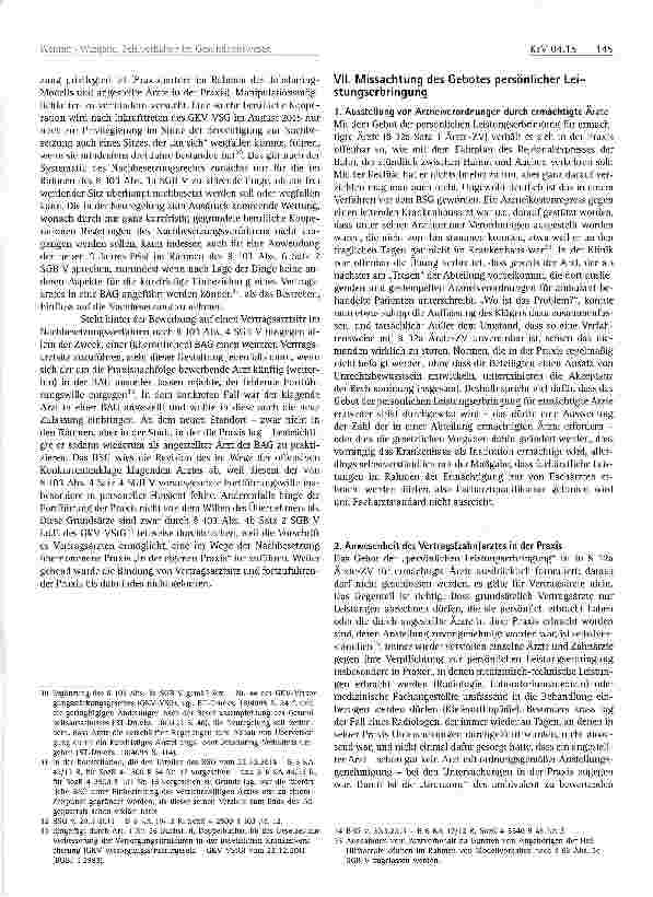 Vorschauseite 6: Fehlverhalten im Gesund heitswesen: Fälle und Konflikte aus der Rechtsprechung des BSG
