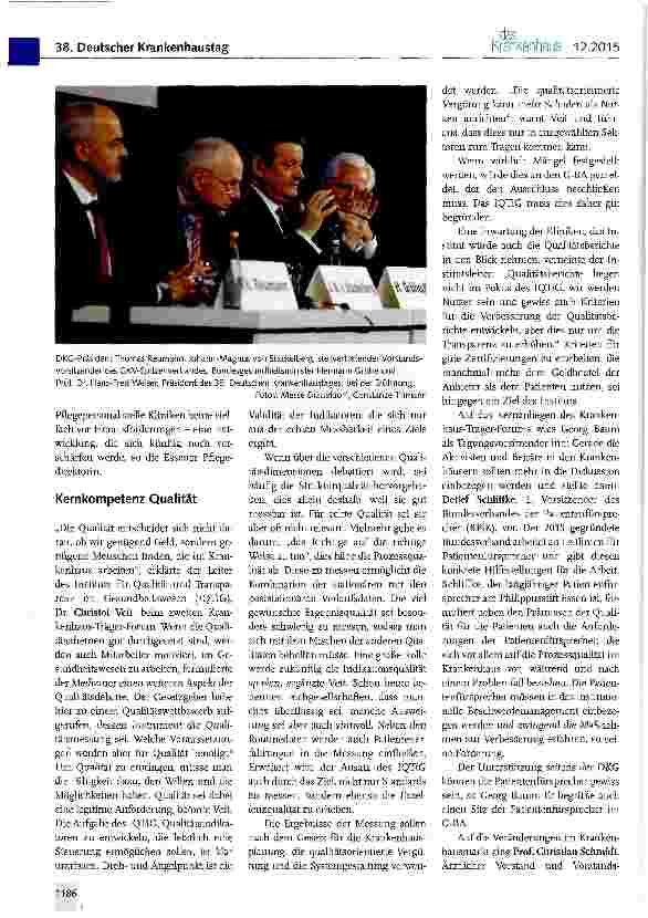 Vorschauseite 3: Verbesserungen für Patienten und Kliniken