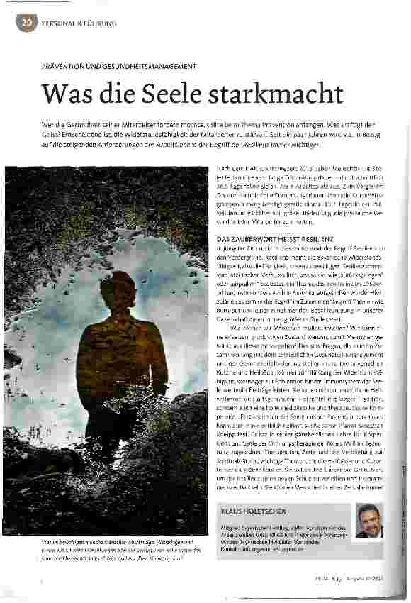 Vorschauseite 1: Was die Seele starkmacht