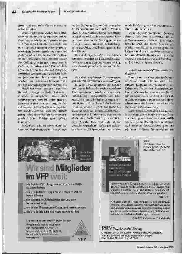 Vorschauseite 2: Kindheiten im Zweiten Weltkrieg und ihre Folgen