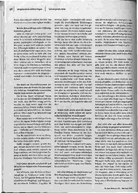 Vorschauseite 4: Kindheiten im Zweiten Weltkrieg und ihre Folgen