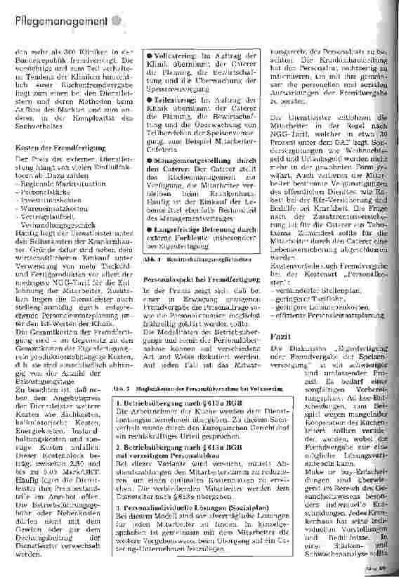 Vorschauseite 4: Kochen oder kochen lassen? Entscheidung über make or buy der Speisenversorgung im Krankenhaus