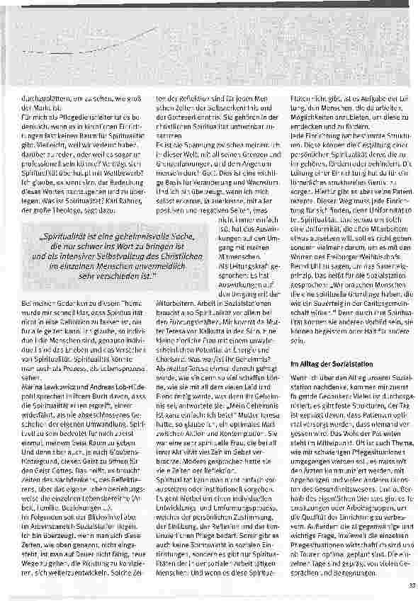 Vorschauseite 4: Kirchlichkeit und Spiritualität