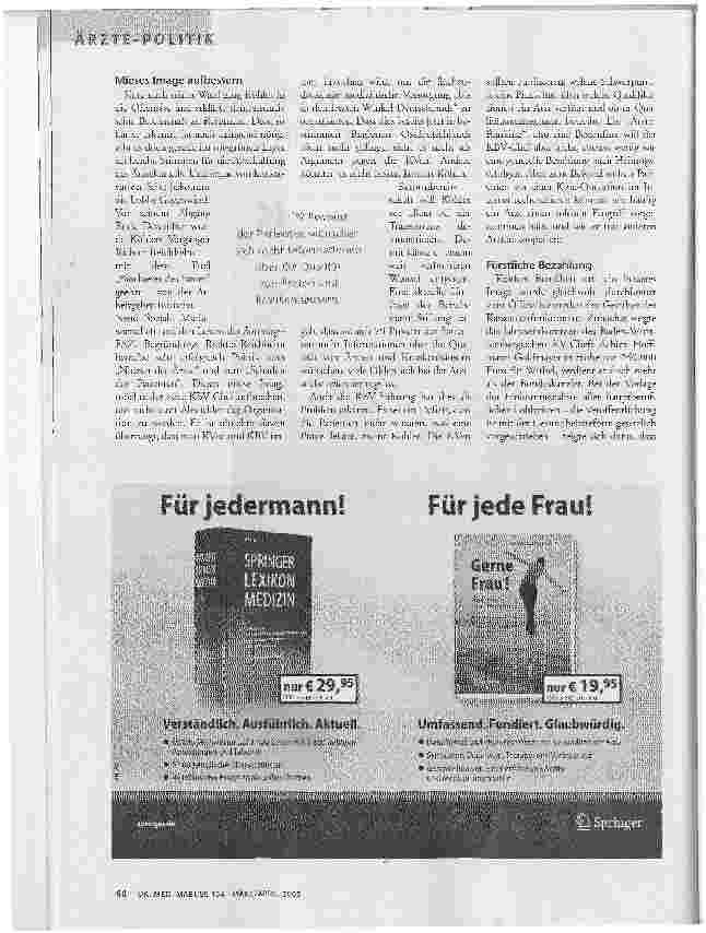 Vorschauseite 2: Offensive für Transparenz und fürstliche GehälterDer neue KBV-Chef Andreas Köhler