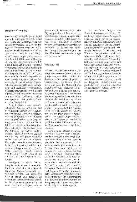 Vorschauseite 3: Gesundheitssysteme im Wettbewerb