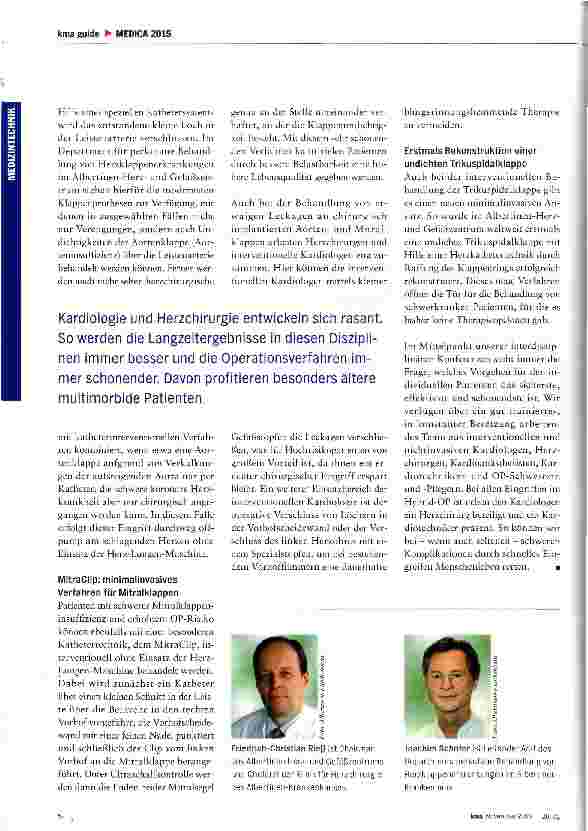 Vorschauseite 3: Fall für zwei: Kardiologe und Herzchirurg