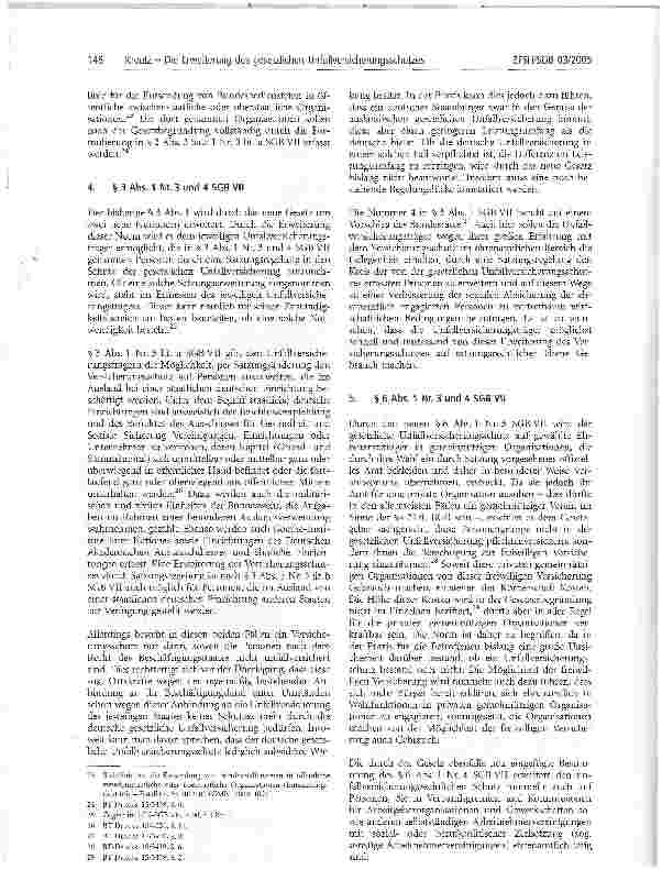 Vorschauseite 4: Die Erweiterung des gesetzlichen Unfallversicherungsschutzes durch das Gesetz zur Verbesserung des unfallversicherungsrechtlichen Schutzes bürgerschaftlich Engagierter