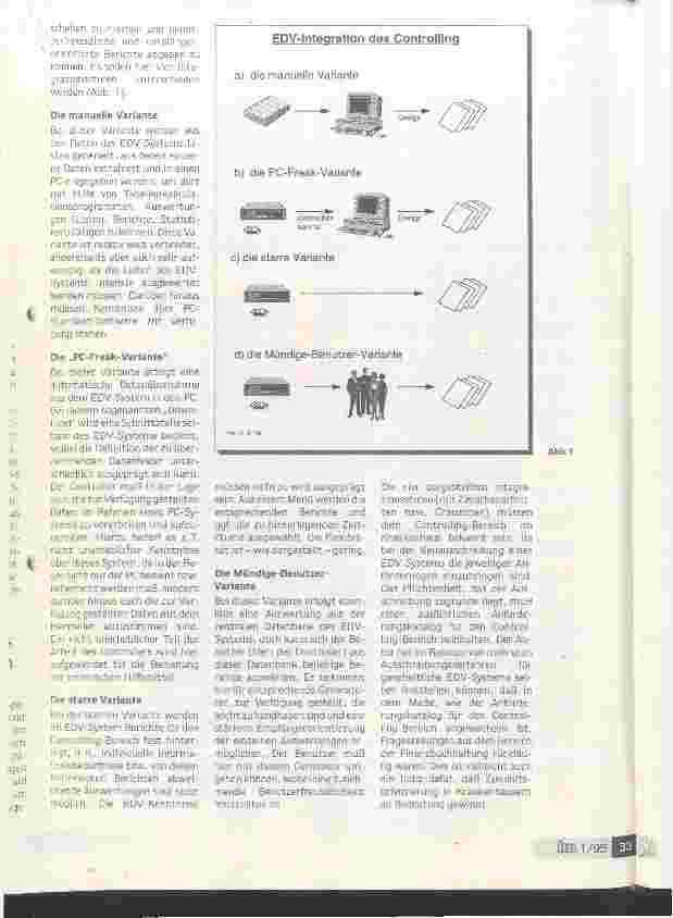 Vorschauseite 2: Perspektiven des EDV-gestützten Controllings