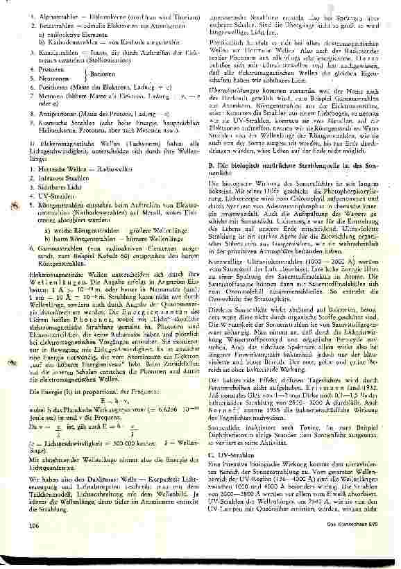 Vorschauseite 2: Theoretische Grundlagen und praktische Hinweise zur Anwendung von UV- Strahlen im Krankenhaus