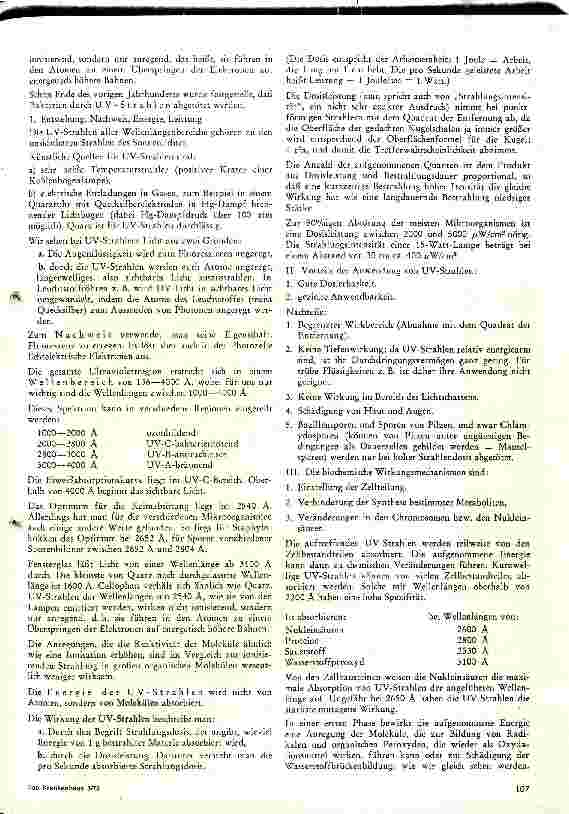 Vorschauseite 3: Theoretische Grundlagen und praktische Hinweise zur Anwendung von UV- Strahlen im Krankenhaus