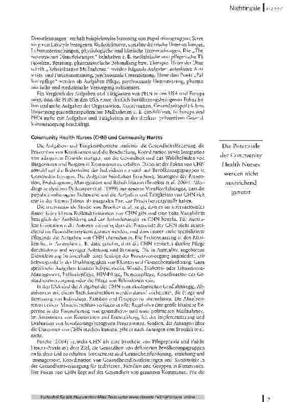 Vorschauseite 4: Weitblick gefragtPräventive Pflegeberufe im Vergleich