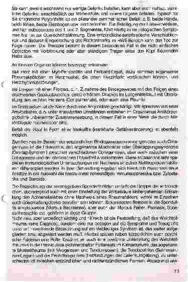 Vorschauseite 3: Rheumatische Erkrankungen Neue Tendenzen der Diagnostik und Therapie