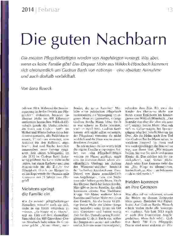 Vorschauseite 2: Die guten Nachbarn