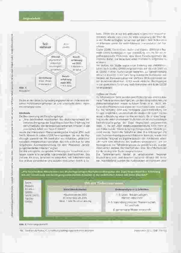 Vorschauseite 3: Umsetzung betätigungsorientierten Arbeitens bei deutschen Ergotherapeuten eine Interpretativ Phänomenologische Analyse