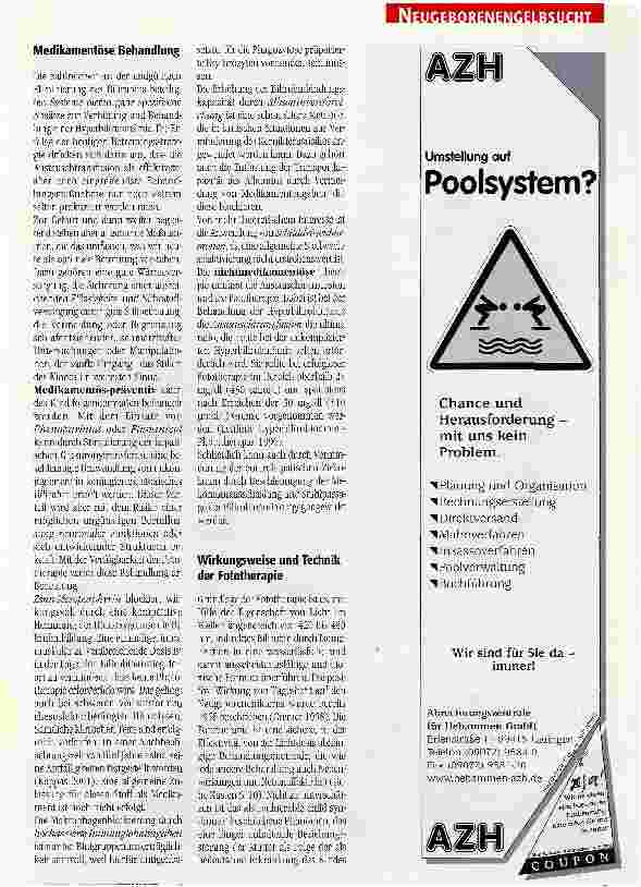 Vorschauseite 4: Bilirubinämie des reifen Neugeborenen