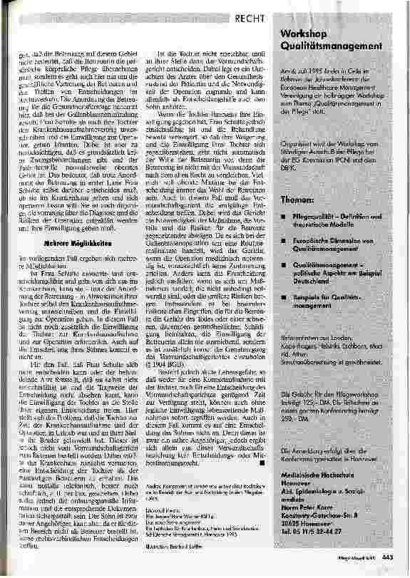 Vorschauseite 2: Wer entscheidet? Einwilligung oder nicht - das ist die Frage?