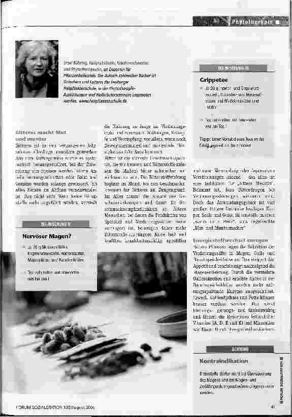 Vorschauseite 2: Im Alter - bitte bitter!