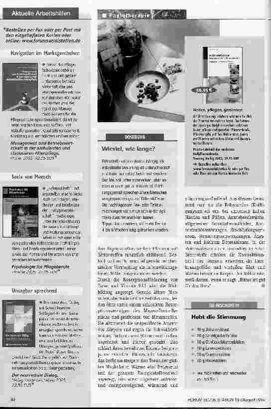 Vorschauseite 3: Im Alter - bitte bitter!