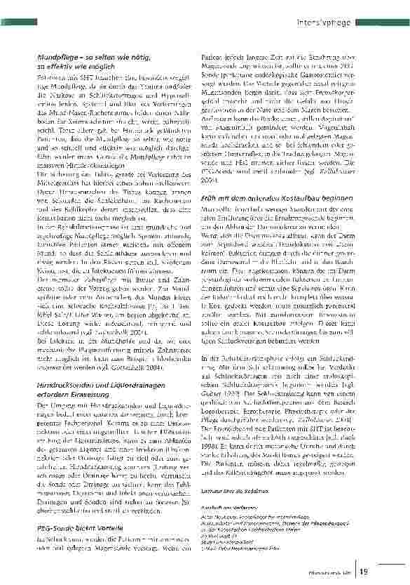 Vorschauseite 3: Immer den Hirndruck im Blick