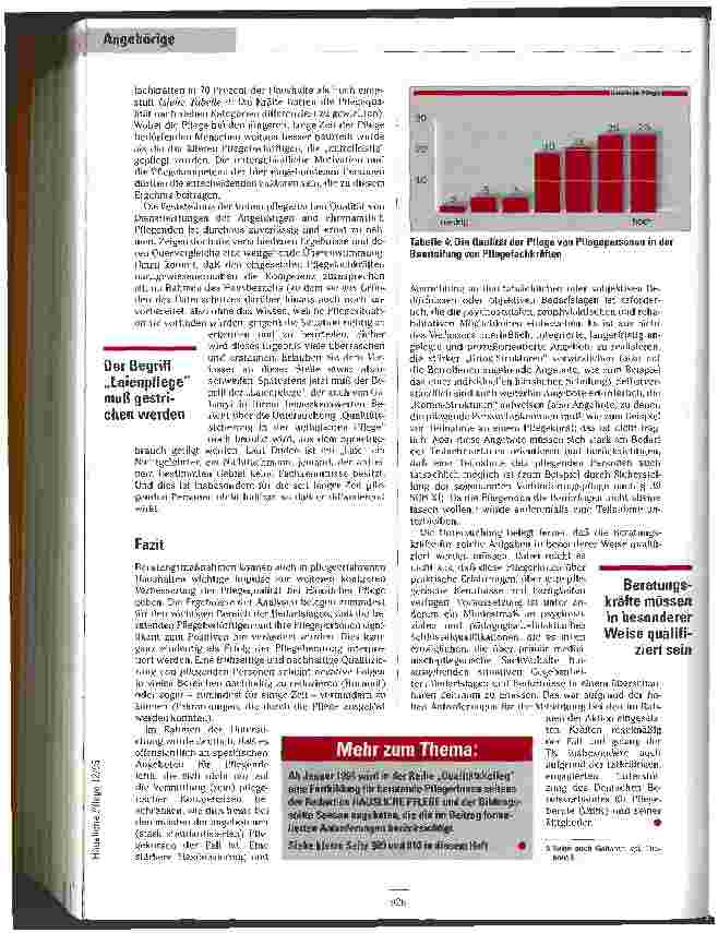 Vorschauseite 5: Alles andere als Laien Qualitätssicherung durch Schulung und Beratung von pflegenden Angehörigen