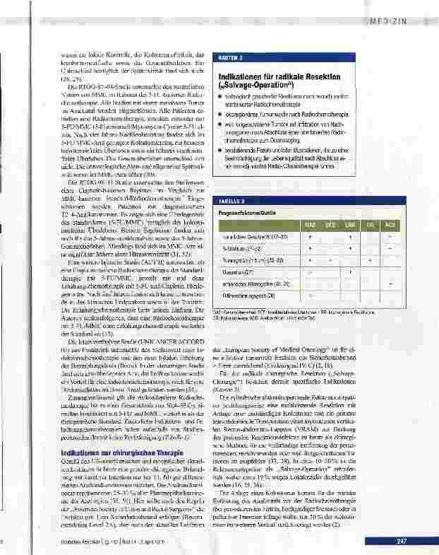 Vorschauseite 5: Differenzialdiagnose und interdisziplinäre Therapie des Analkarzinoms