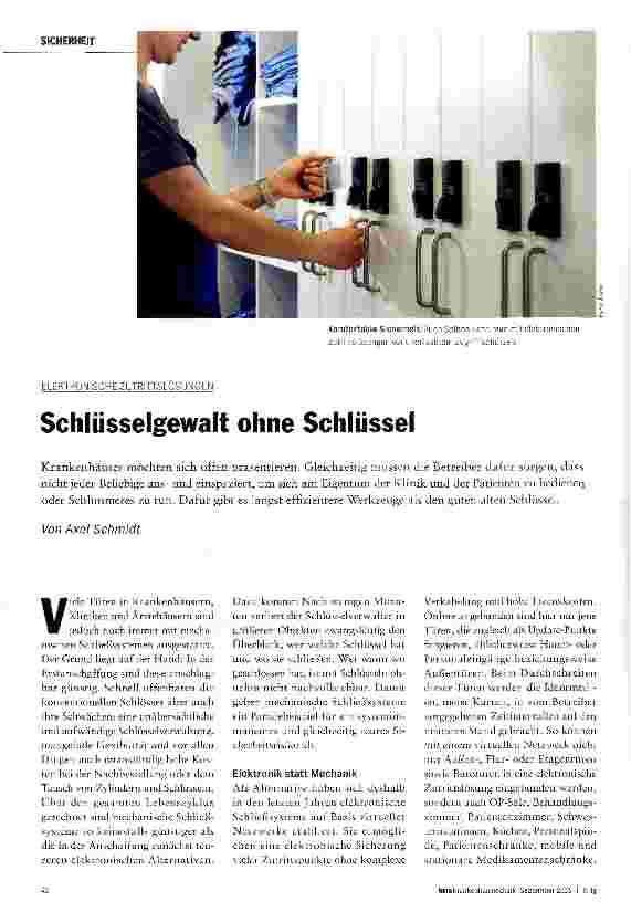Vorschauseite 1: Schlüsselgewalt ohne Schlüssel