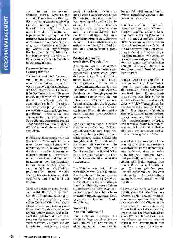 Vorschauseite 2: Weiblichkeit gewinnt War for Talents, Teil 2