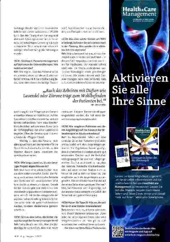 Vorschauseite 2: Inseln der Ruhe in der Klinik