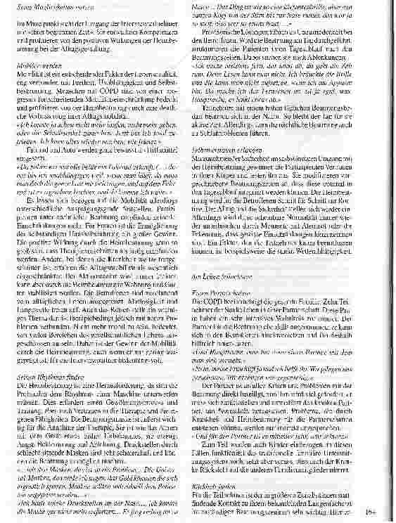 Vorschauseite 6: Für mich ist Lebensqualität, selbständig handeln zu können... Wie erleben COPD-Patienten ihre Heimbeatmung?