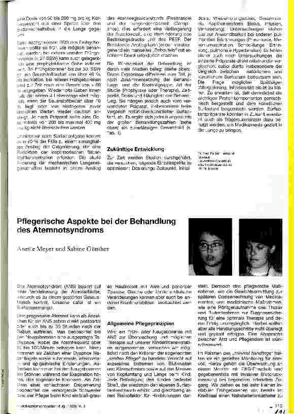 Vorschauseite 2: Therapie des Surfactantmangels
