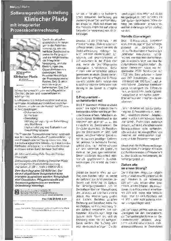 Vorschauseite 3: Viele Akteure müssen an einem Strang ziehen