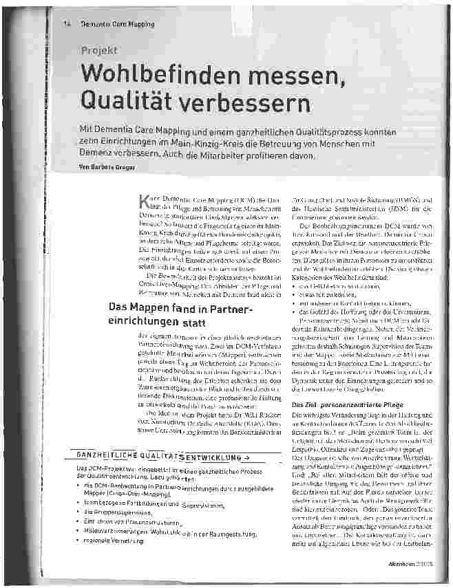 Vorschauseite 1: Wohlbefinden messen, Qualität verbessern