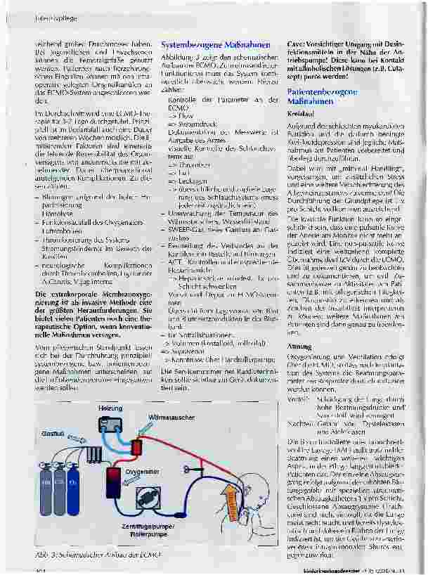 Vorschauseite 2: Pflege bei ECMO
