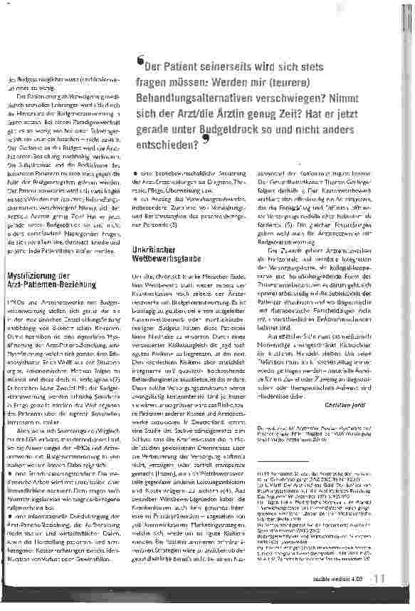 Vorschauseite 2: Ein wenig Budgetverantwortung, ein bisschen Rationierung?