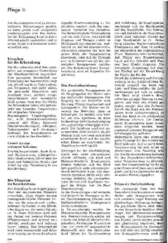 Vorschauseite 2: Auswirkungen einer gestörten Zweierbeziehung im Ungang mit Neurodermitiserkrankten