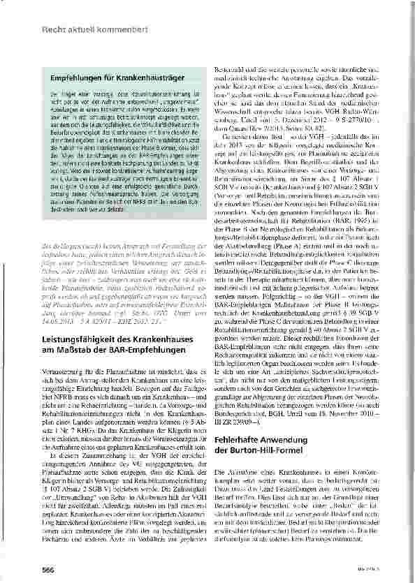 Vorschauseite 3: Reha im Lichte der Krankenhausplanung