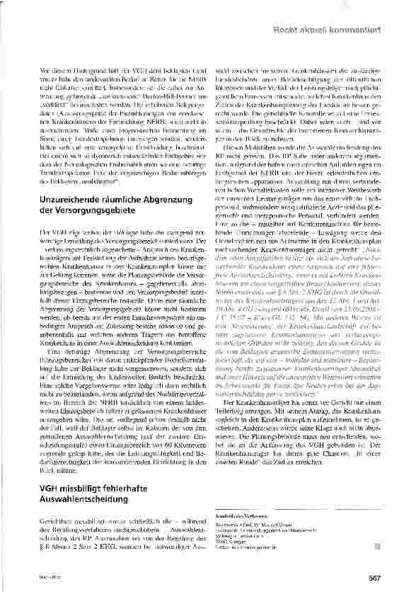 Vorschauseite 4: Reha im Lichte der Krankenhausplanung